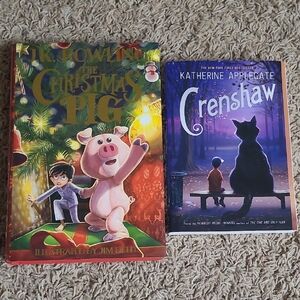 Children's Storybook Set - The Christmas Pig & Crenshaw